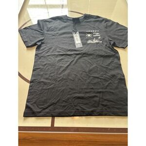 Sonneti London Mens Flex Tee Black Graphic T-Shirt SNM13302 New MMXIII Medium